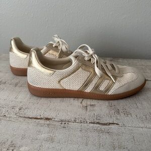 BACK 70 Sneakers Shoes Iuta Beige Woven/Suede Women’s 41 / 9.5-10 Streetwear NEW